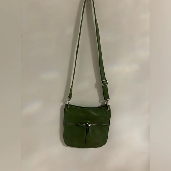 Vintage Alfred Sung Green Crossbody Purse - Picture 2 of 8